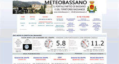 Desktop Screenshot of meteobassano.it